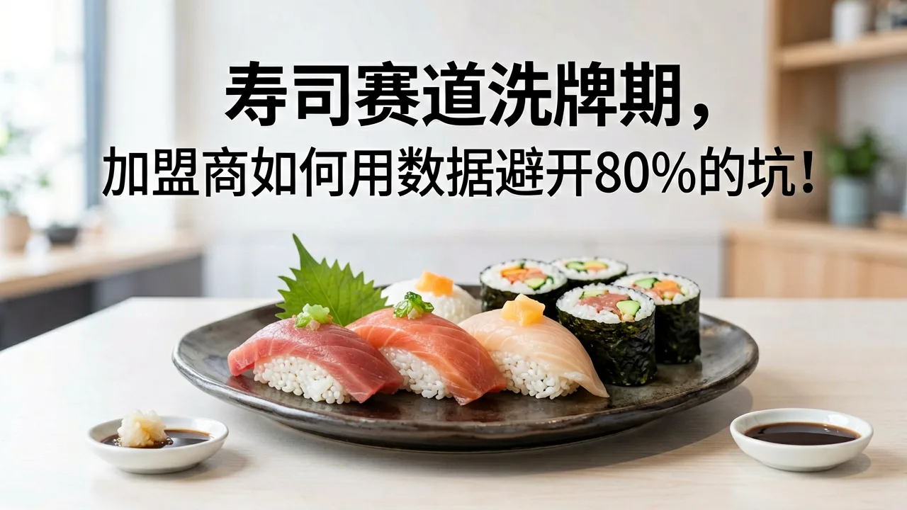 寿司赛道洗牌期，加盟商如何用数据避开80%的坑